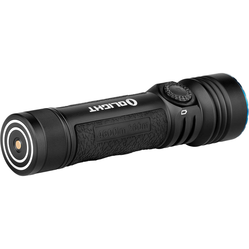 Olight Seeker 4 Pro Rechargeable LED Flashlight (Cool White LED, Matte Black)