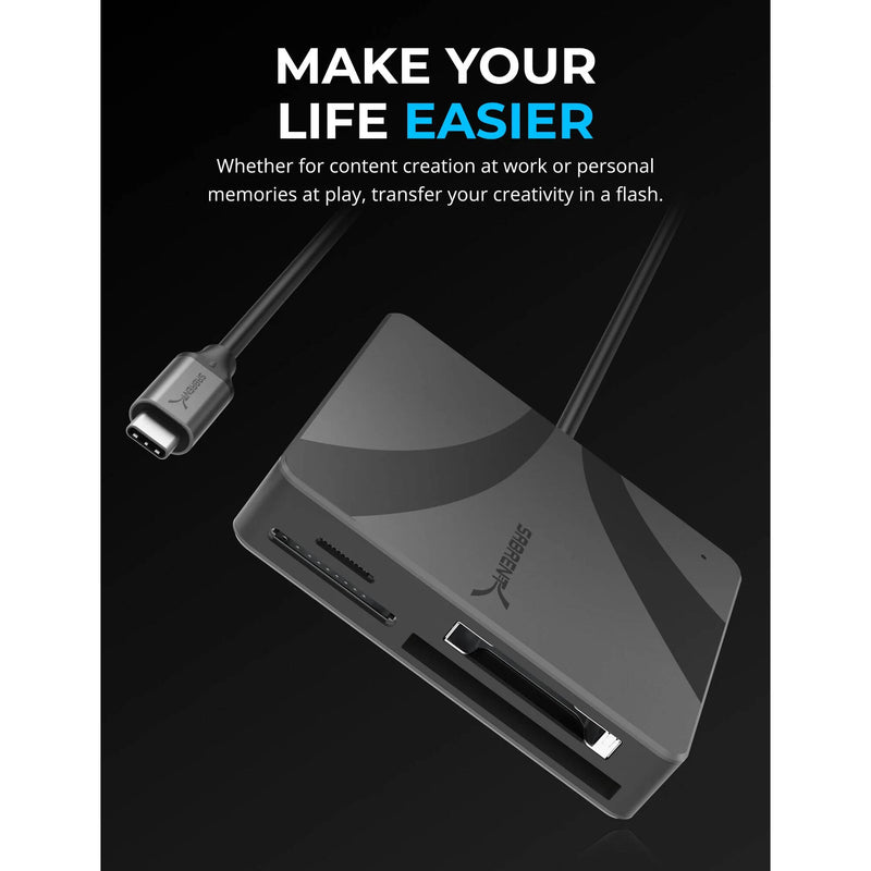 Sabrent USB-C Multi-Card Reader