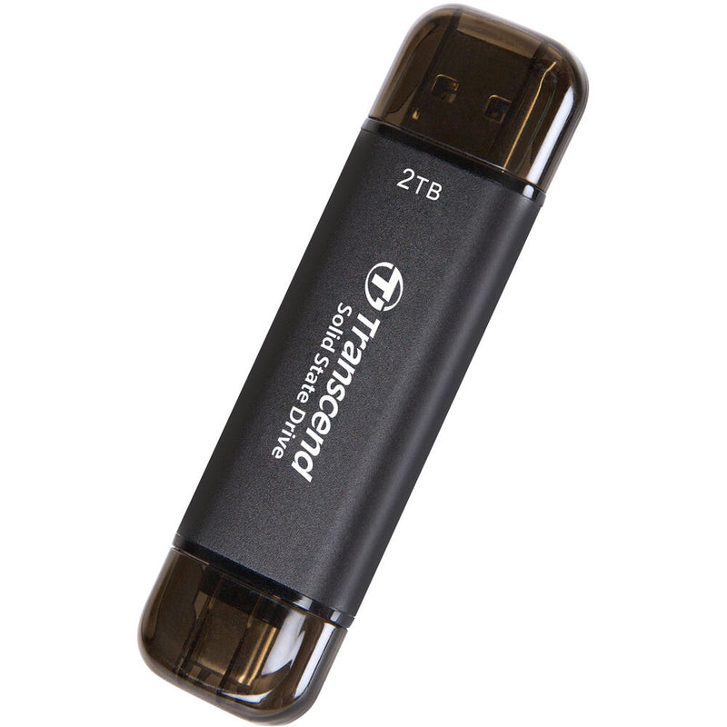 Transcend 2TB ESD310 USB 3.2 Gen 2 Portable SSD (Black)