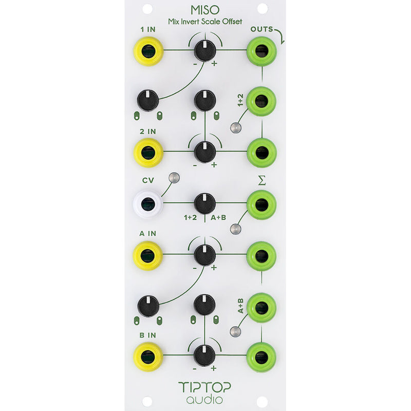 TipTop Audio MISO Multipurpose Utility Eurorack Module (10 HP, White)