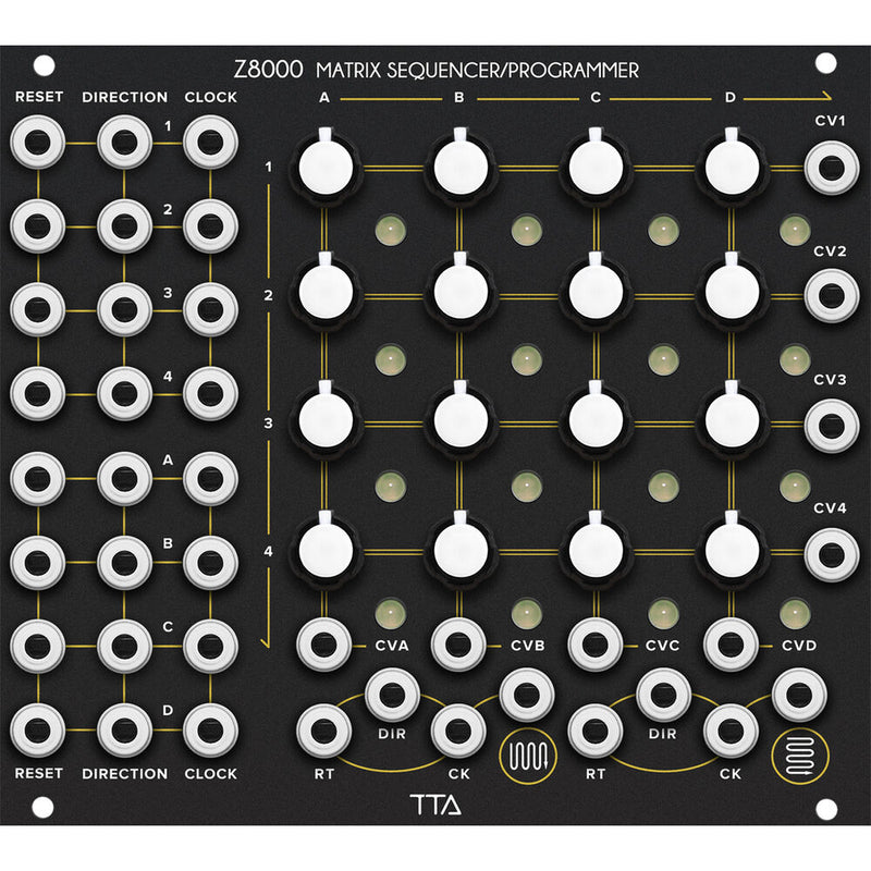 TipTop Audio Z8000 Matrix Sequencer/Programmer Eurorack Module (28 HP, Black)