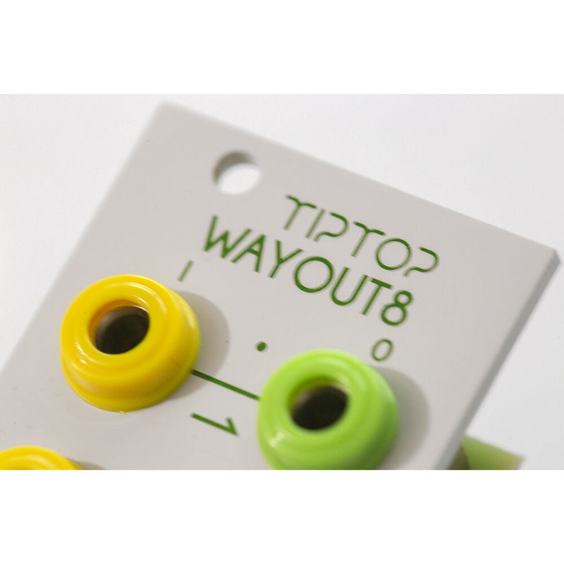 TipTop Audio Wayout8 Patchbay Eurorack Module (6 HP, White)