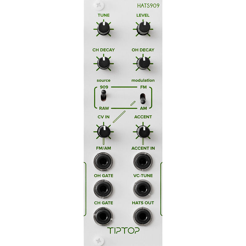 TipTop Audio HATS909 Closed and Open Hi-Hats Eurorack Module (4 HP)
