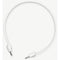 TipTop Audio Stackable Shielded 3.5mm Eurorack Patch Cables (White, 19.7", 5-Pack)
