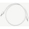 TipTop Audio Stackable Shielded 3.5mm Eurorack Patch Cables (White, 29.5", 5-Pack)
