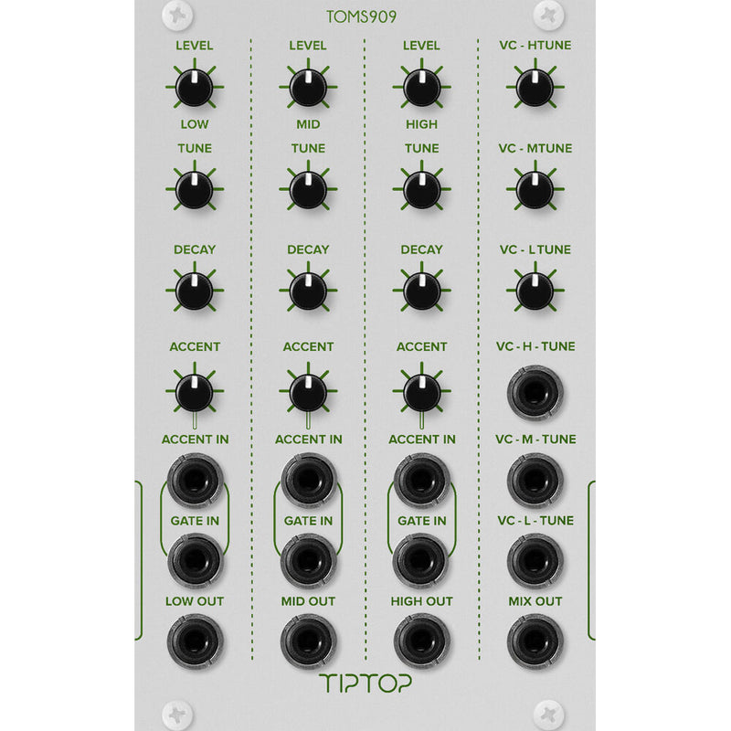 TipTop Audio TOMS909 Tom Drum Eurorack Module (16 HP)