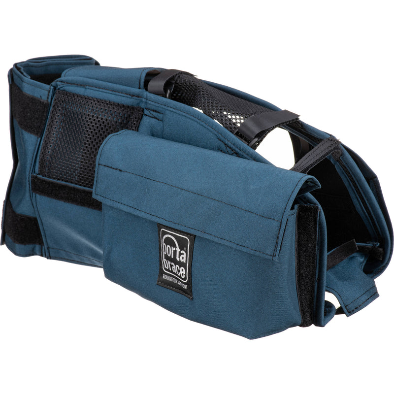 PortaBrace Shoulder Case for Panasonic AJ-CX4000 (Blue)