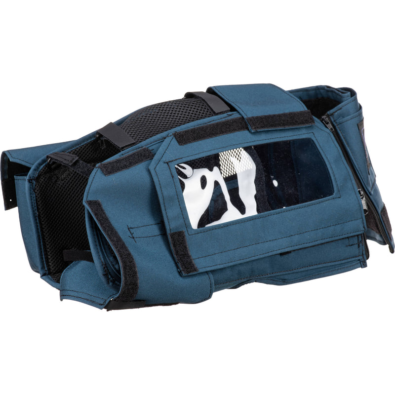 PortaBrace Shoulder Case for Panasonic AJ-CX4000 (Blue)