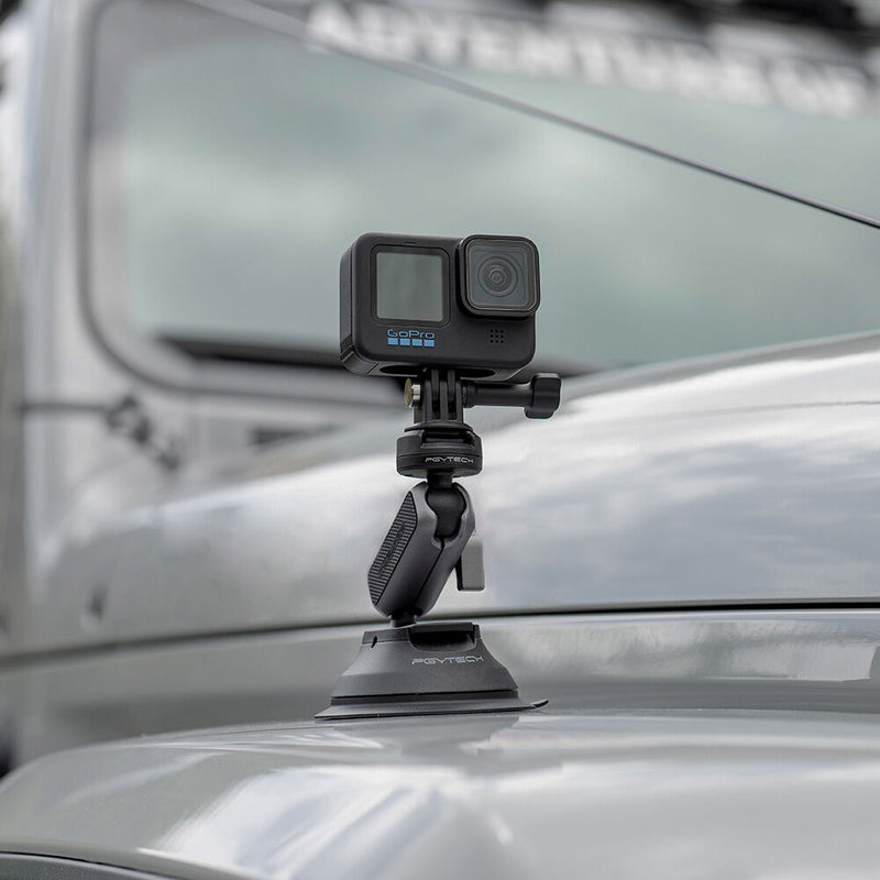 PGYTECH Action Camera Suction Cup Mount with CapLock Ball Head