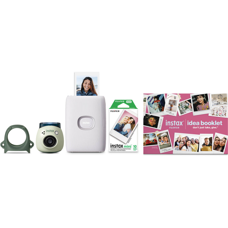 FUJIFILM INSTAX PAL Digital Camera and MINI LINK 2 Smartphone Printer Bundle