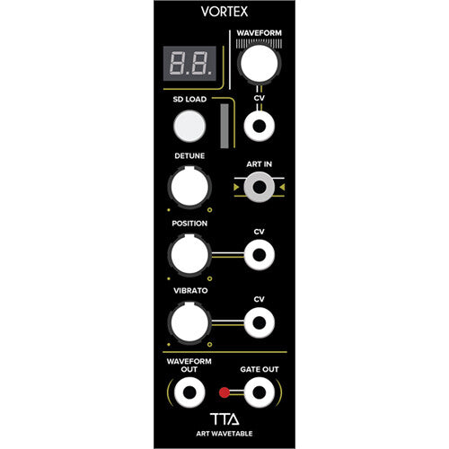 TipTop Audio VORTEX ART Wavetable Oscillator Eurorack Module (8 HP)