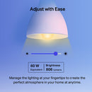 TP-Link KL135 Kasa Smart Wi-Fi Light Bulb (Multicolor, 4-Pack)