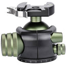 Sunwayfoto TH-55G Low-Profile Ball Head with Lever Clamp and Quick Release Plate (Green)