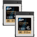Silicon Power 512GB CFexpress Type B Memory Card (2-Pack)