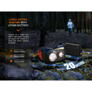 Fenix Flashlight HL32R-T Rechargeable Headlamp (Red)