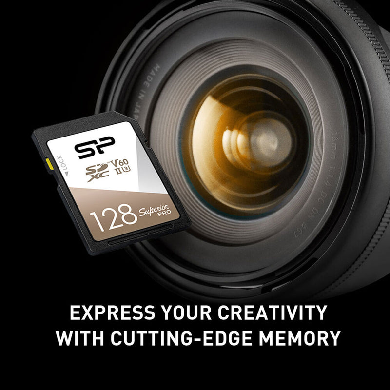 Silicon Power 128GB Superior Pro UHS-II SDXC Memory Card