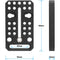 CAMVATE Multipurpose Cheese Plate with 1/4"-20 and 3/8"-16 Threads