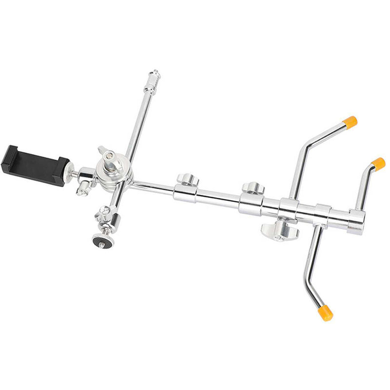 CAMVATE Mini Tabletop C-Stand with Grip Arm & Turtle Base Kit (Chrome)