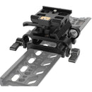 CAMVATE Arca-Type Quick Release Receiver with Dovetail Bridge Plate (15mm Studio)