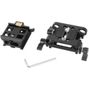 CAMVATE Arca-Type Quick Release Receiver with Dovetail Bridge Plate (15mm Studio)