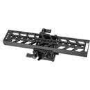CAMVATE Arca-Type Quick Release Receiver with 10" Dovetail, Rods & 15mm LWS Rod Clamp