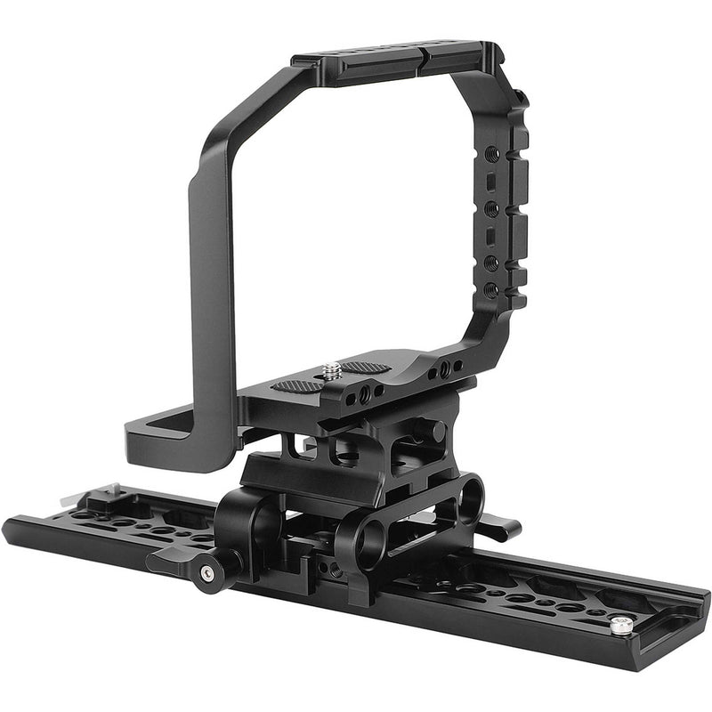 CAMVATE Full Camera Cage with Dovetail/Baseplate Assembly for FUJIFILM X-H2S