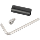 CAMVATE Short 15mm Rod with M12 Thread & 0.26" Hole (1.5")