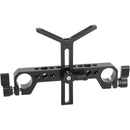 CAMVATE 19mm Studio Rod Clamp with Y-Shaped Lens Support