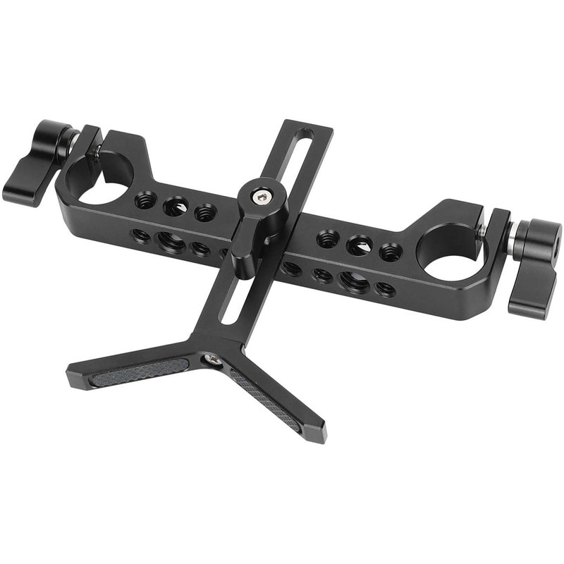 CAMVATE 19mm Studio Rod Clamp with Y-Shaped Lens Support
