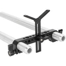 CAMVATE 19mm Studio Rod Clamp with Y-Shaped Lens Support
