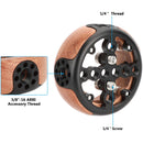CAMVATE Wooden Handgrip with Arca-Type Clamp
