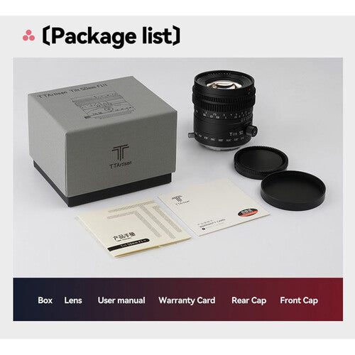 TTArtisan Tilt 50mm f/1.4 Lens (Micro Four Thirds)