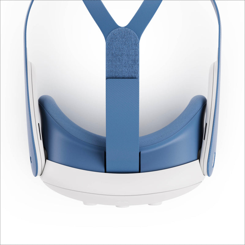 Meta Quest 3 Facial Interface & Head Strap (Elemental Blue)