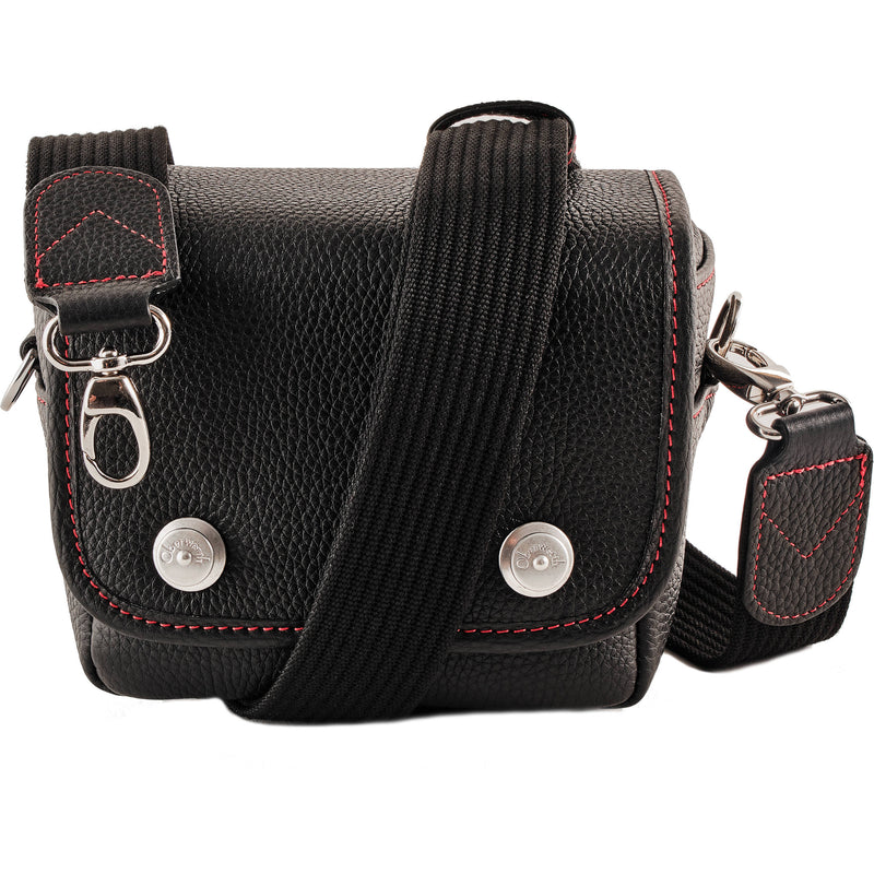 Oberwerth Charlie 2 Camera Bag (Black/Red Lining and Stitching)