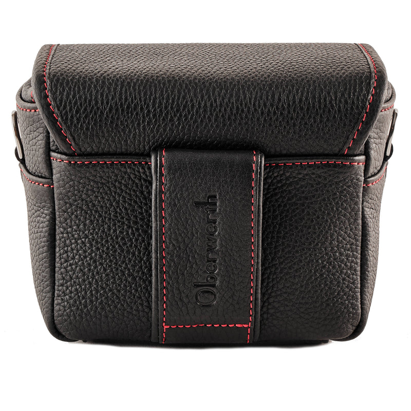 Oberwerth Charlie 2 Camera Bag (Black/Red Lining and Stitching)