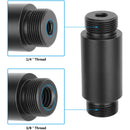 CAMVATE 2" Micro Rod Microphone Mount with 5/8"-27 Male Screw Thread