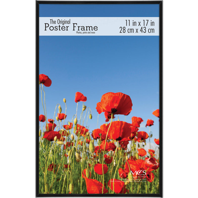 MCS Original Poster Frame with Masonite Back (Black, 11 x 17")