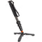 3 Legged Thing Alana Carbon Fiber Monopod with DocZ Foot Stabilizer Kit (Darkness)