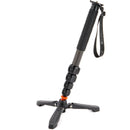 3 Legged Thing Alana Carbon Fiber Monopod with DocZ Foot Stabilizer Kit (Darkness)