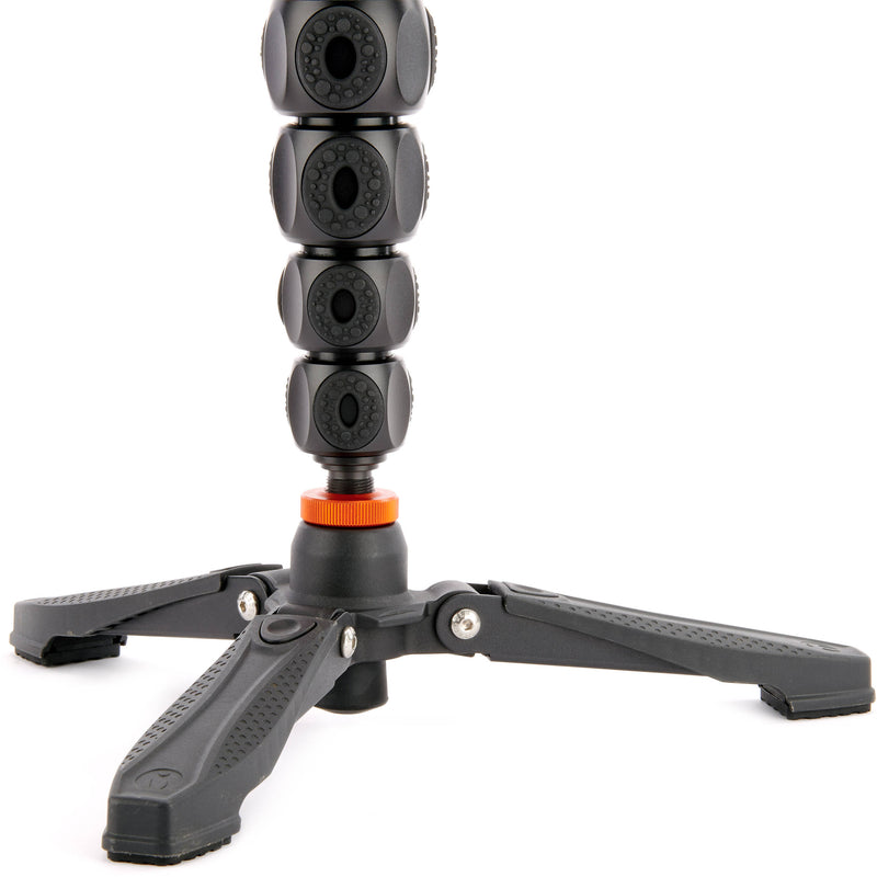 3 Legged Thing Alana Carbon Fiber Monopod with DocZ Foot Stabilizer Kit (Darkness)