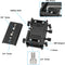 CAMVATE ARRI-Style Bridge Plate with 15mm LWS Rod Clamp