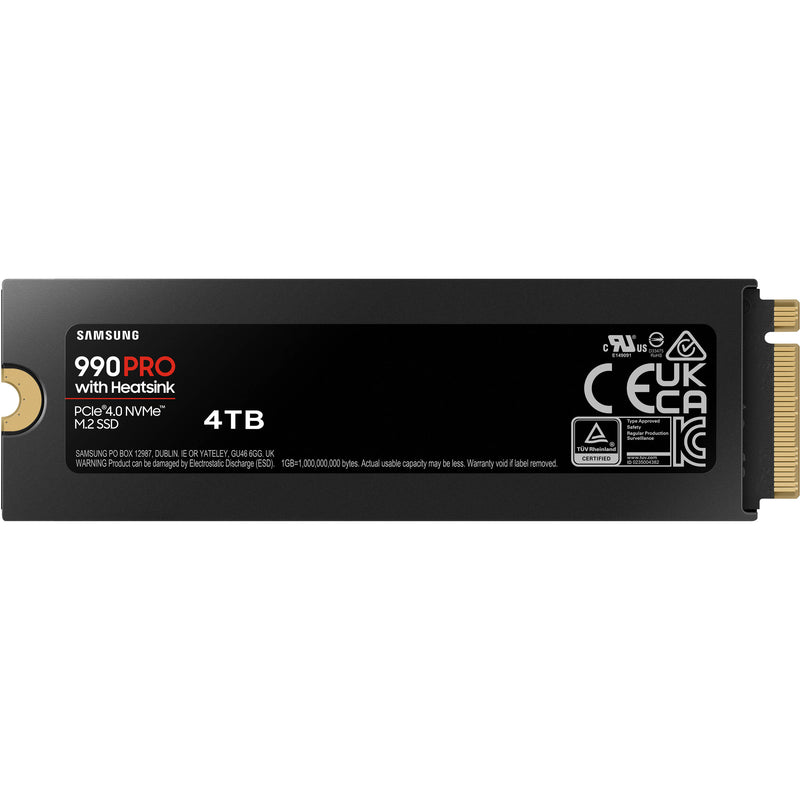 Samsung 4TB 990 PRO PCIe 4.0 x4 M.2 Internal SSD with Heatsink