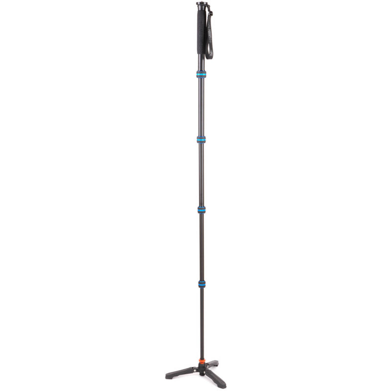 3 Legged Thing Taylor 2.0 5-Section Magnesium Alloy Monopod with DocZ Foot Stabilizer Kit (Blue)