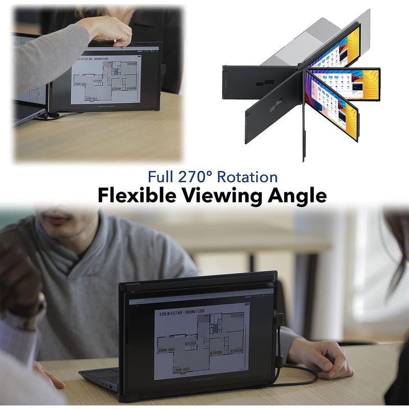 Mobile Pixels DUEX Plus DS 13.3" Portable IPS Laptop Monitor