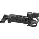CAMVATE 15mm Rod Clamp to Manfrotto-Type Plate Mount