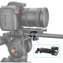 CAMVATE 15mm Rod Clamp to Manfrotto-Type Plate Mount