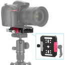 CAMVATE Arca/Manfrotto-Type Compatible Quick Release Base Clamp