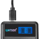 Watson Mini Duo USB-C Charger for Canon LP-E12 Batteries