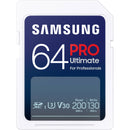 Samsung 64GB PRO Ultimate UHS-I SD Memory Card with Card Reader
