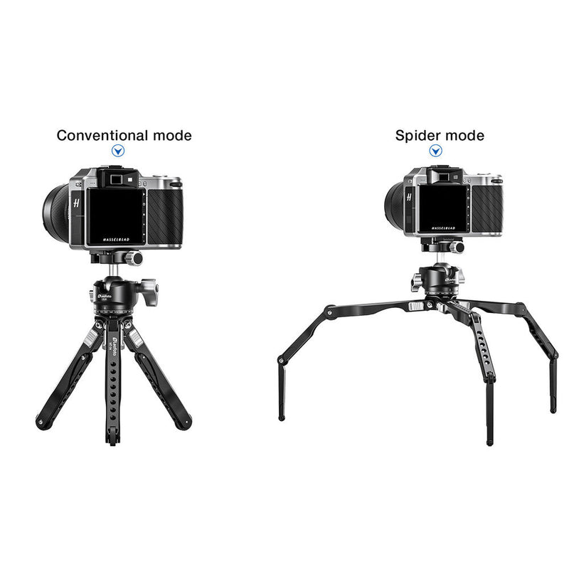 Leofoto Spider MT-04 Aluminum Mini Tripod with LH-30 Ball Head